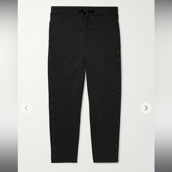 New with tags MONCLER mens 
Tapered Embellished Jersey Sweatpants size large - Picture 1 of 8